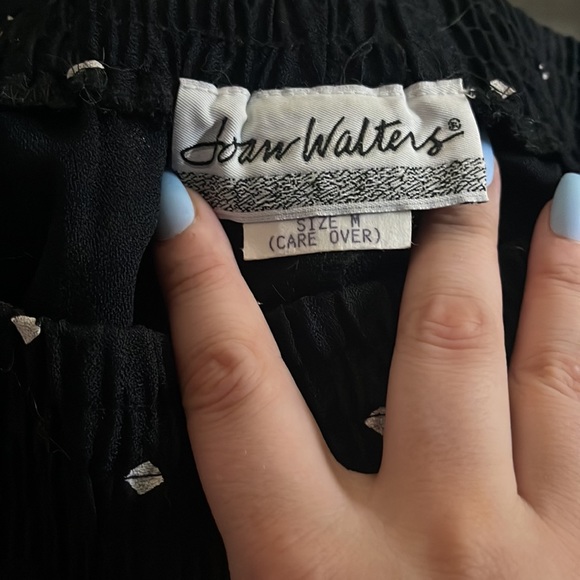 Long black and white polka dot skirt - Picture 3 of 3